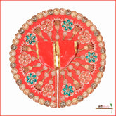 Shaneel Cutdana Moti Work Gajri Laddu Poshak